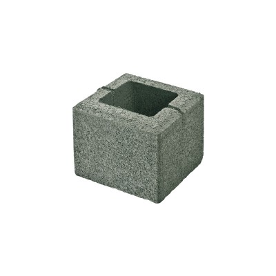 Rivago félkő középszürke (20x20x16)